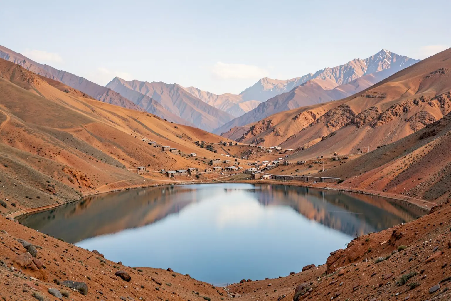 Paysage de Imilchil, Haut Atlas